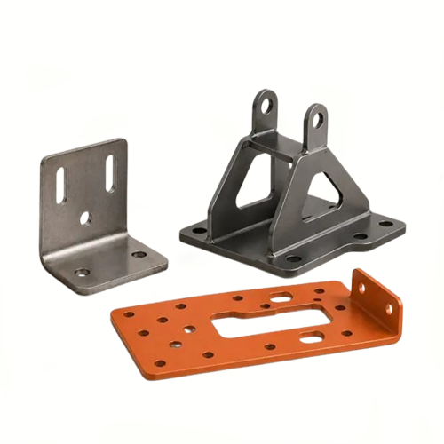 Press Brake for custom fabricated steel parts.